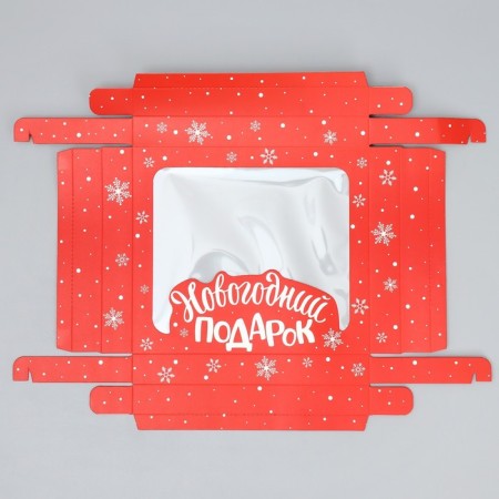 Gift Box "New Year's Gift", 23.5 x 20.5 x 5.5 cm, New Year-5