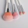 Gift set of brushes for makeup "beautiful moments", 4 pcs