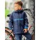 Park jacket for a boy, height 140 cm, blue color