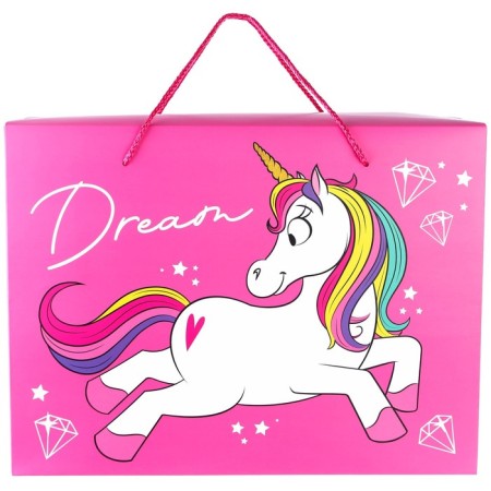 Package-Korobok, 40 x 30 x 15 cm "Dream", packaging, Minnie Mouse and unicorn-3