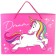 Package-Korobok, 40 x 30 x 15 cm "Dream", packaging, Minnie Mouse and unicorn