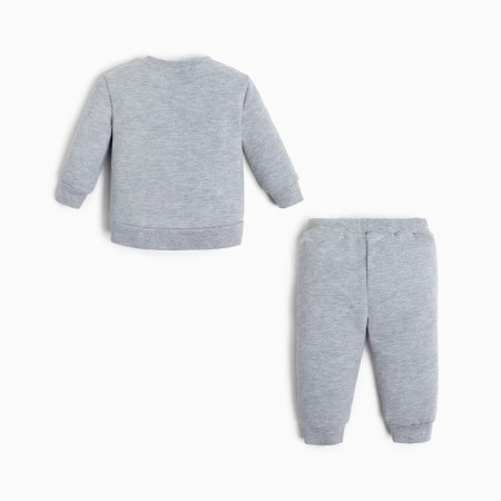 Set: jumper and pants crumb I "Merry XMAS", height 80-86 cm, color gray color-8
