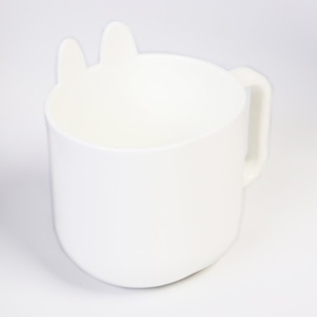 Children's mug 260 ml., "Bunny", white color-2