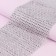 Ribbon with imitation of rhinestones, 12 cm, 9 ± 1 m, silver color
