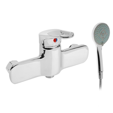 Soul mixer Zein Z4115, single -leaf, watering can 5 modes, hose, holder, chrome