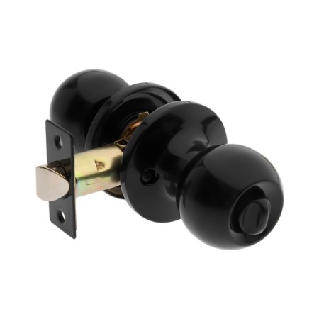 Latch 1302, with a latch, without a key, glossy black color-1