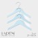 Shoulders - Ladoom hangers, 3 pcs, children, 27 × 18 cm, blue color
