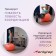 Fitball ONLYTOP, D = 65 cm, 900 g, anti -wings, color gray