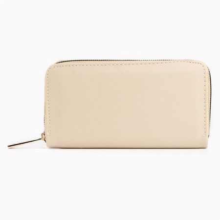 Nazamok wallet, 19x9.5x2 cm, leatherette, beige color-3