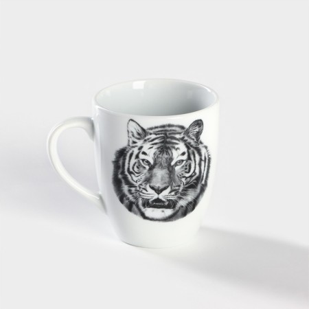 Porcelain mug "Tiger", 300 ml-1