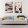 Modular picture "Rules at home", flowers, module 40x60 cm