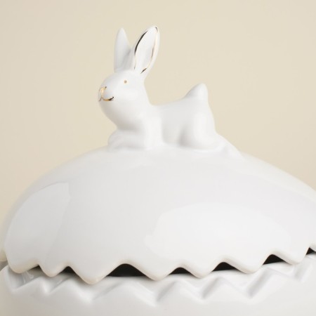 Sl Home "Easter rabbits", 15.5 × 12 × 16 cm, white color-2