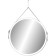 Mirror Uperwood Round LED, 65x65 cm, backlight, sensory switch, white belt