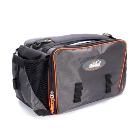 Bag fishing ranshot Lure Bag XL, 40x28x24 cm, color gray + 5 boxes Luno 28