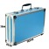 A set of drawing folding, in a blue suitcase
