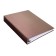 A notebook on 4 rings A5, 120 sheets in the cage "Brown. Metallic", boumvil cover, offset unit