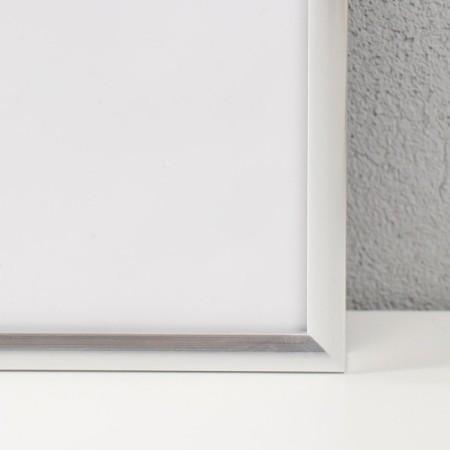 Photo frame LIDA 50x70 cm silver (plastic screen)-1