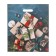 Package "Gifts on Green", polyethylene gloss with a cut pen, 38x45 cm, 60 μm
