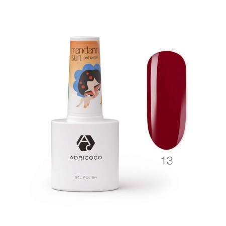 Gel polish Adricoco Mandarin Sun, No. 13, 8 ml