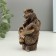 Figure "Bear with a balalaika" 12cm, bronze