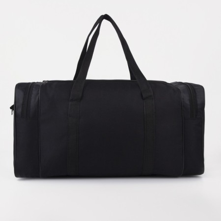 Sports bag with lightning, 3 outer pockets, black color-1