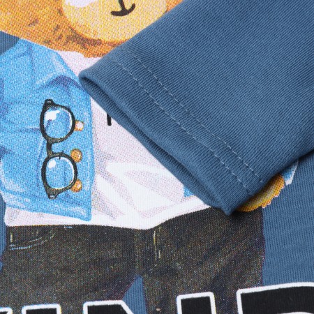 Longslit for a boy, jeans color, height 98 cm-2