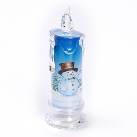 Candle LED "Snowman"-1