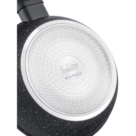 Deep pan Bekker BK-7843, handle Soft Touch, D = 26 cm, black color-1