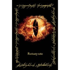 Fantasy Note. Traveler's notebook in Middle -earth
