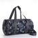 Sports bag with lightning, 2 outer pockets, long belt, gray color