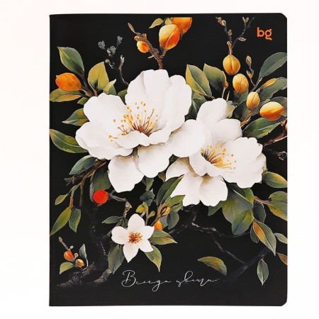 Notebook of 40 sheets, in the ruler, on the bracket "Flowers", the cover coated cardboard, mix-3