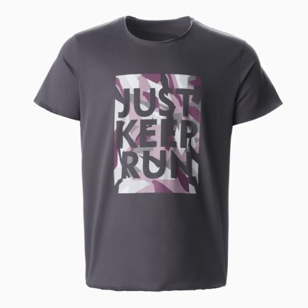 T -shirt male, gray color, size 52-3