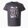 T -shirt male, gray color, size 52
