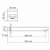 Built -in spout for the bath Wasserkraft a107, brass, color of light bronze