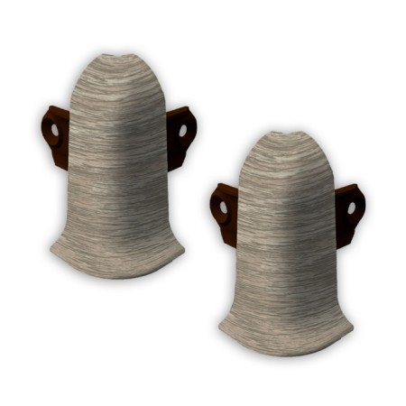 The angle external lexide with a fastener 55mm is a gray ash (2pcs/blister)