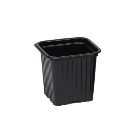 Pot for seedlings, 210 ml, d = 7 cm, h = 6.5 cm, black, in the set 5 pcs., Greengo-3