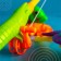 Fishing "sea": 1 fishing rod, 8 fish, net