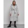 Coat insulated winter female, size 44, color light gray