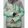 Ski suit, size 46, turquoise color