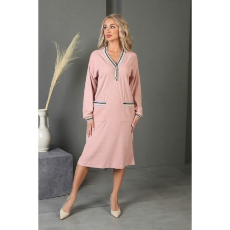 Women's dress, size 46, pink color