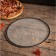 Pizza baking uniform, d = 35.5 cm, silver color