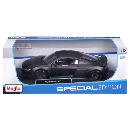 MASTO DIE-CAST AUDI R8 GT machine, opening doors, 1:18, black color-5