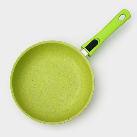 Trendy Style pan, d = 24 cm, removable handle, anti -stick coating, green color-1