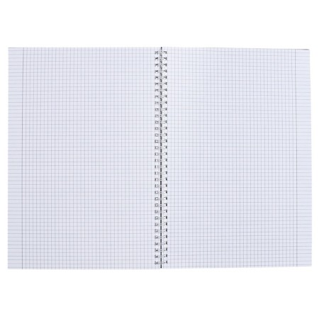A4 notebook, 80 sheets in a cage on the crest of Calligrata "Umbrella", cover 7BC, OFSET BOCom-2