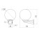 Lamp Garden Era "Shar" E27, IP44, 60W, 316x250x333 mm, black