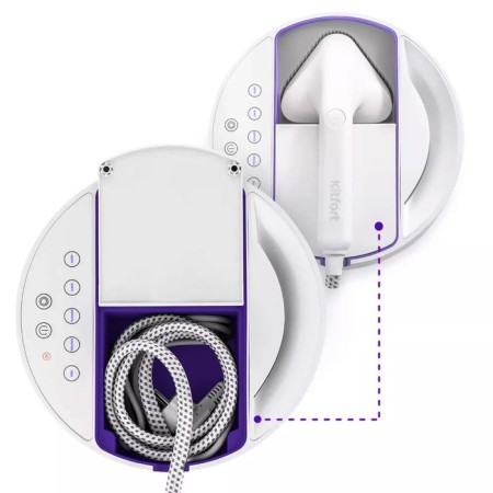 KitFort KT-9110-1, manual, 2180 watts, 600 ml, 45 g/min, cord 1.7 m, white-violet.-6