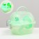 Carrier carrier carrier with a house, shelf, drinker, 29x23x23 cm, green
