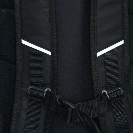 Youth backpack, 42 ​​x 31 x 13 cm, ergonomic back, Stavia "Champion", black-10