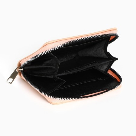 Women's wallet NK, 12x8 cm, beige color-4