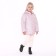 Jacket for girls, milk/paints, height 116-122 cm